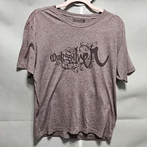 ⭕️Quiksilver Heathered Brown Men's Tee